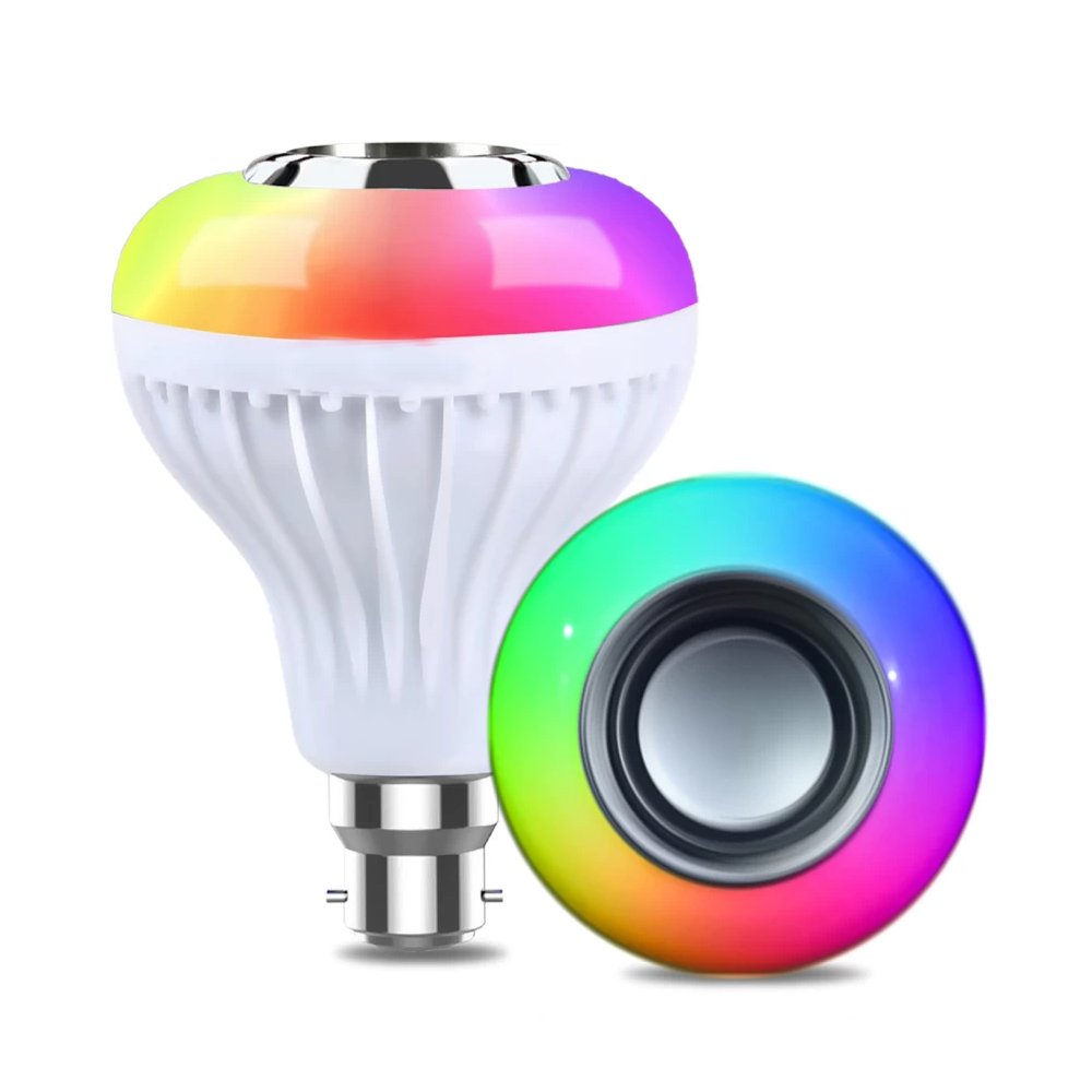 LED Music Bulb with Bluetooth Speaker